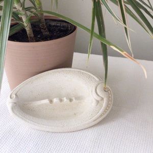 🌿 Haeger vintage + modern ashtray